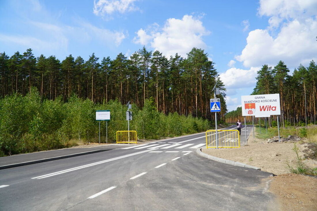 II etap rozbudowy drogi powiatowej Majków – Michałów zakończony. Współpraca przyniosła konkretny efekt 